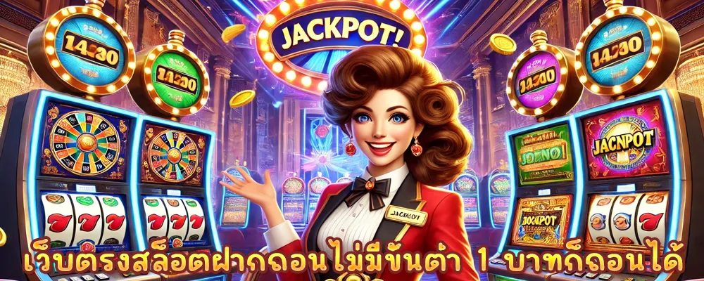 เว็บตรงสล็อตฝากถอนไม่มีขั้นต่ำ 1 บาทก็ถอนได้